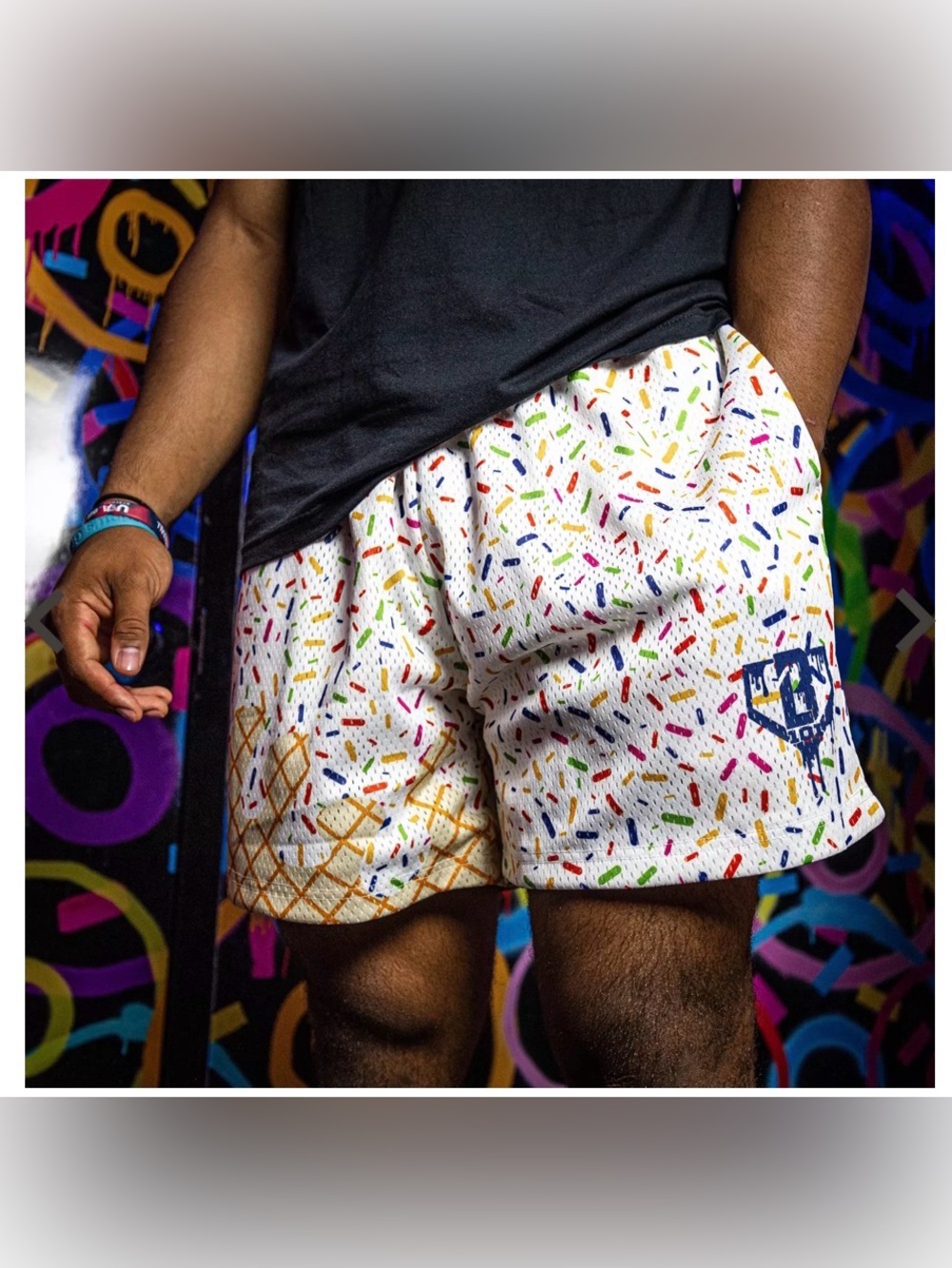 NEW with tags Baseball lifestyle 101 icecream shorts vanilla XL